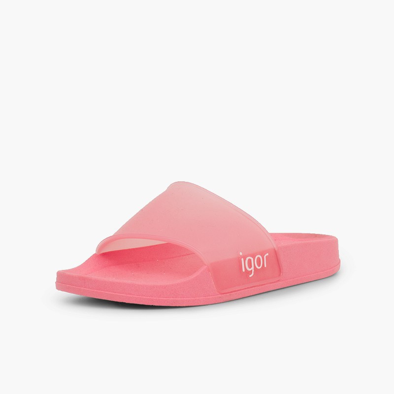 Chanclas Beach Cristal Chanclas tira ancha